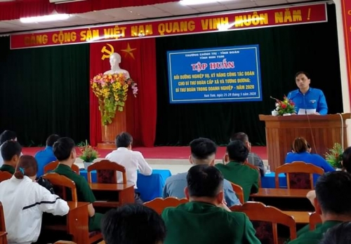 Tập huấn bồi dưỡng nghiệp vụ, kỹ năng công tác Đoàn năm 2020