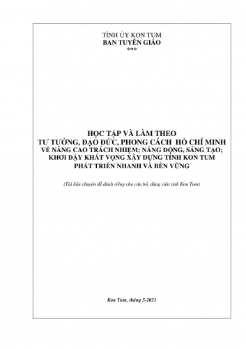 Tài liệu chuyên đề của Ban Tuyên giáo Tỉnh ủy Kon Tum