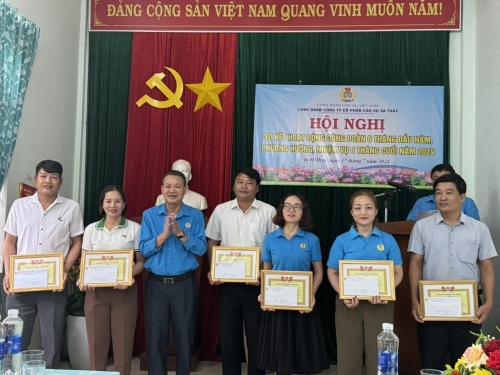 Công đoàn Cao su Sa Thầy sôi nổi nhiều hoạt động chăm lo cho người lao động