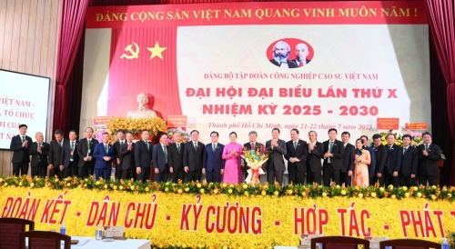 Đồng chí Trần Công Kha tái đắc cử Bí thư Đảng ủy VRG nhiệm kỳ 2025 – 2030